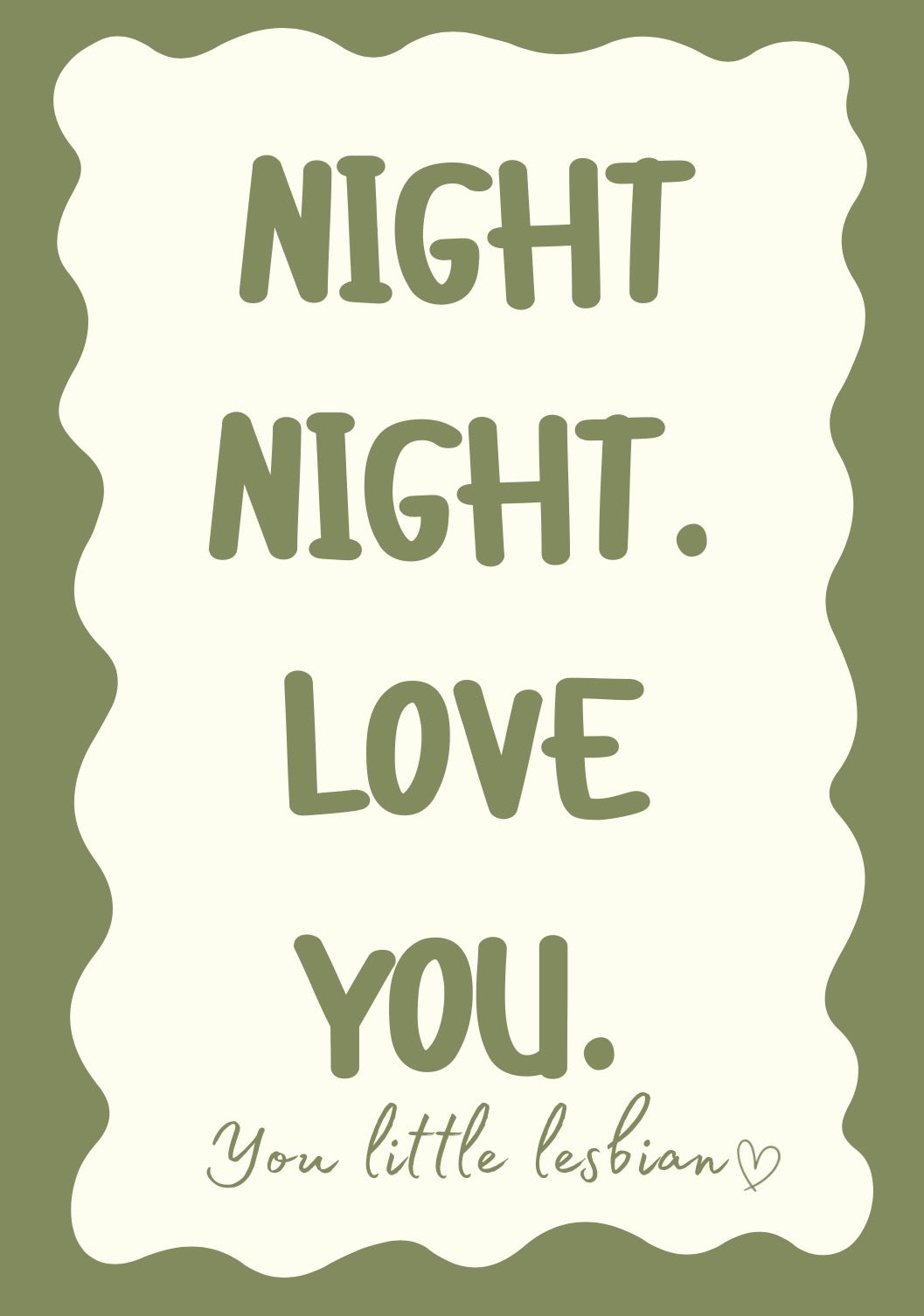 Night Night Print