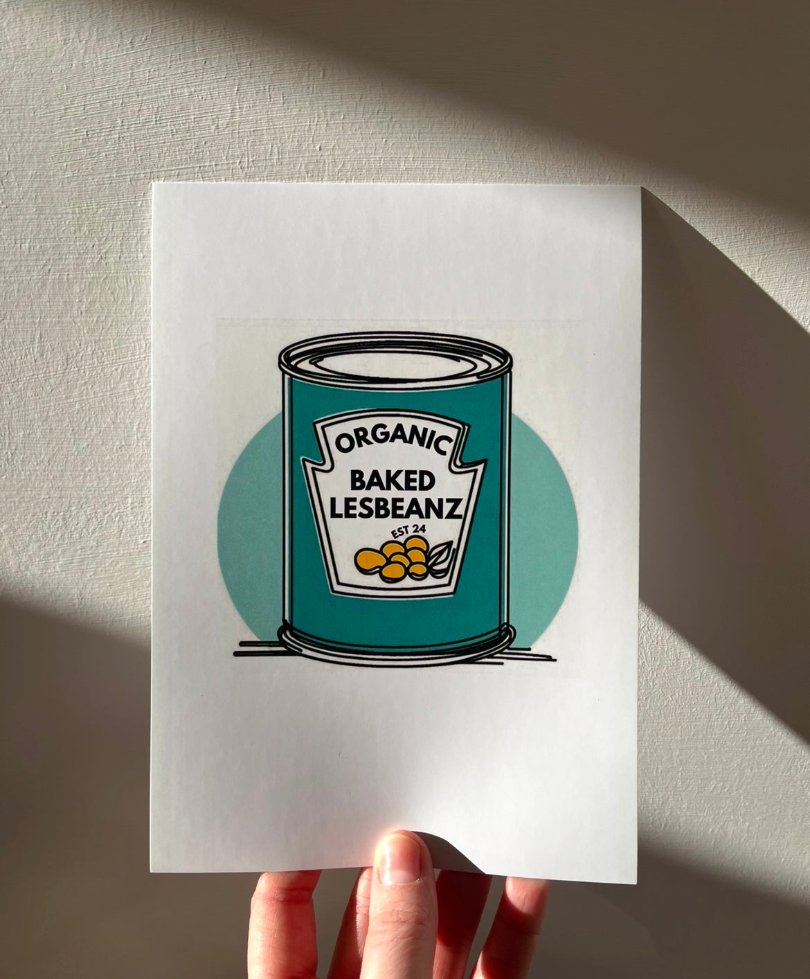 A5 Baked Lesbeanz Art Print