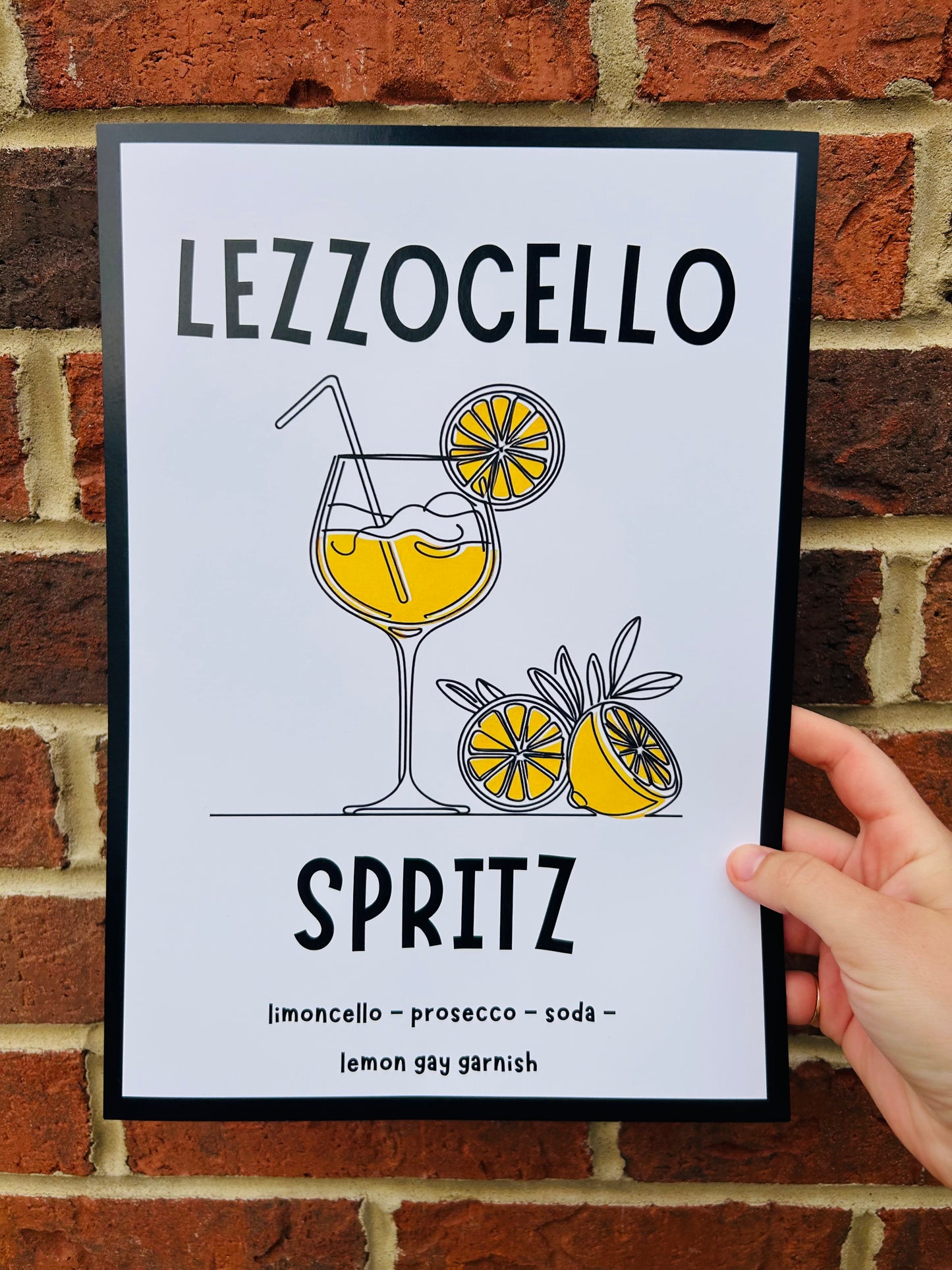A4 Lezzocello Spritz - Digital Print