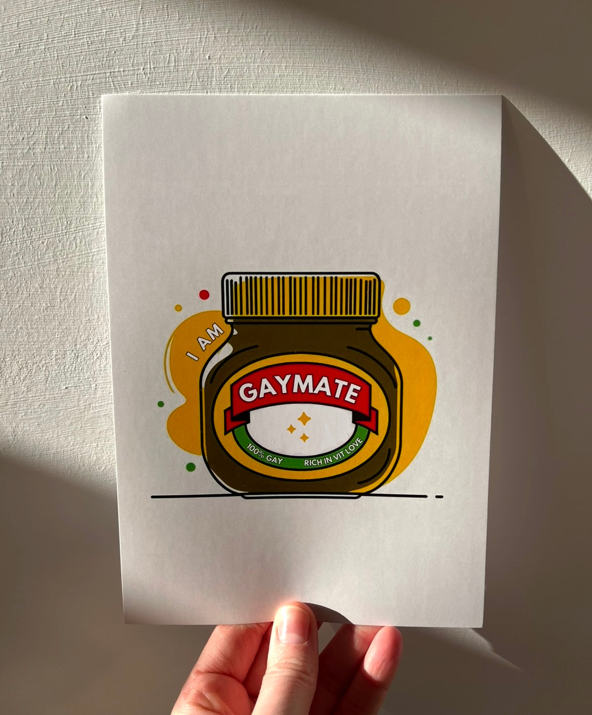 A5 Gaymate Art Print