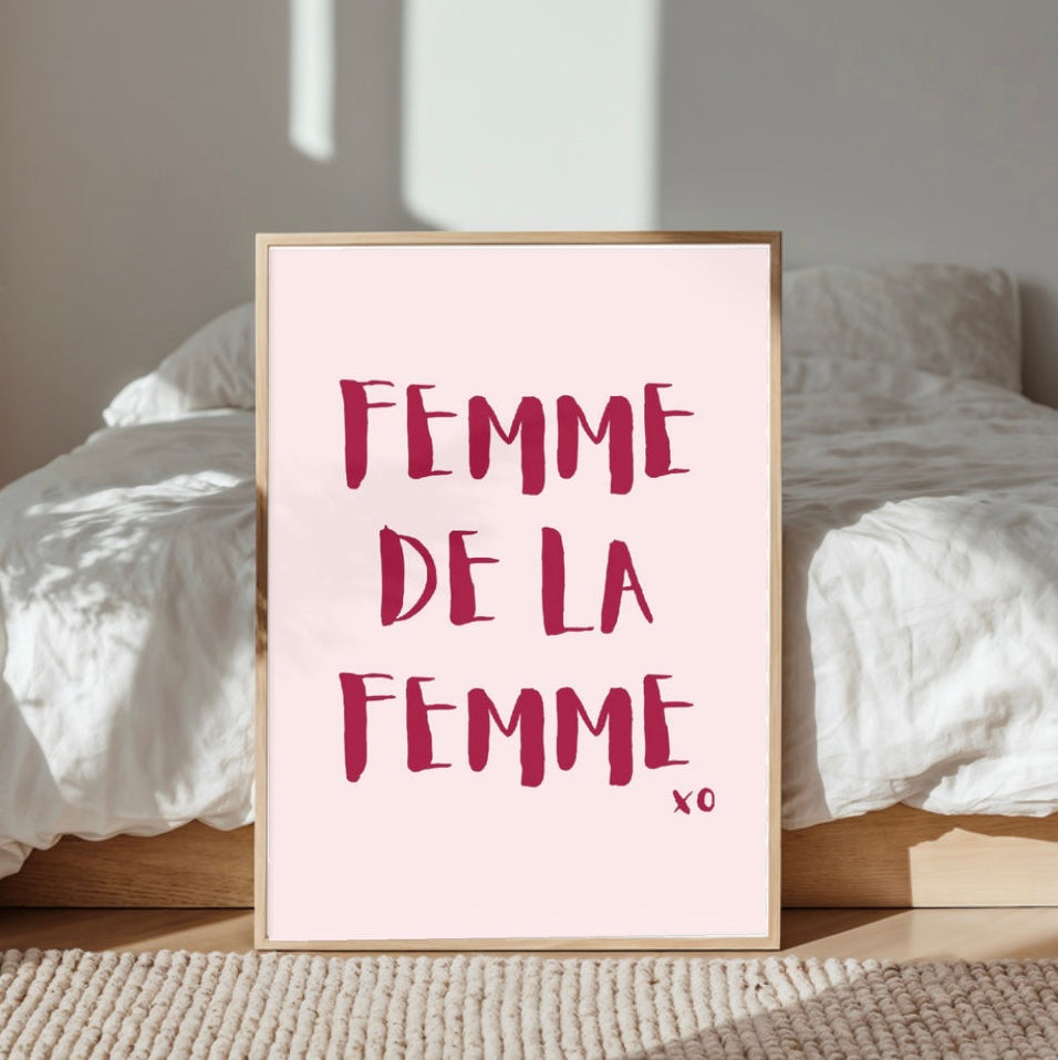 Femme De La Femme Print