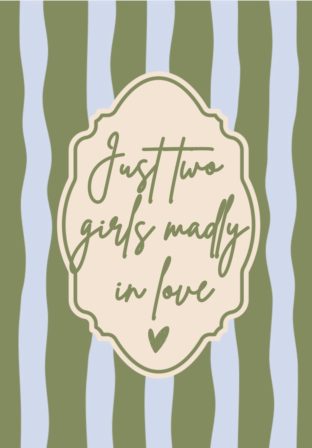 Just Two Girls Print