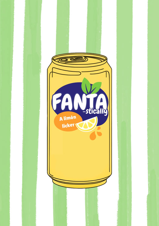 Fanta Limon Licker Print