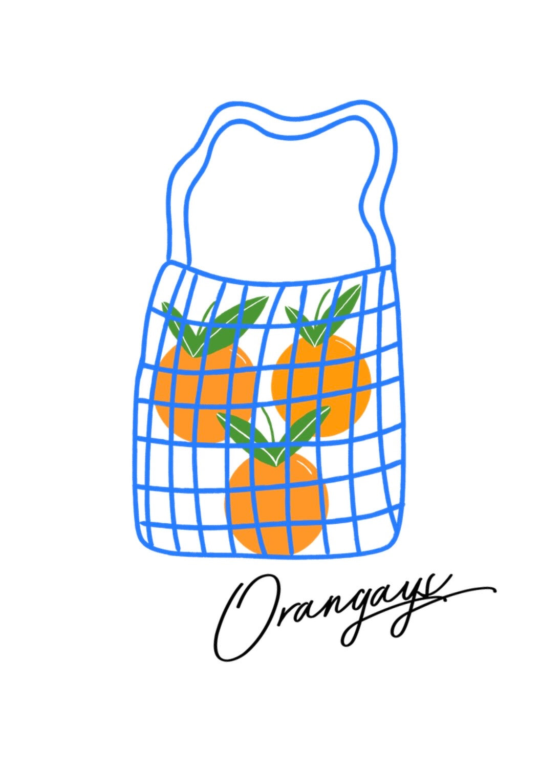 Orangays Print