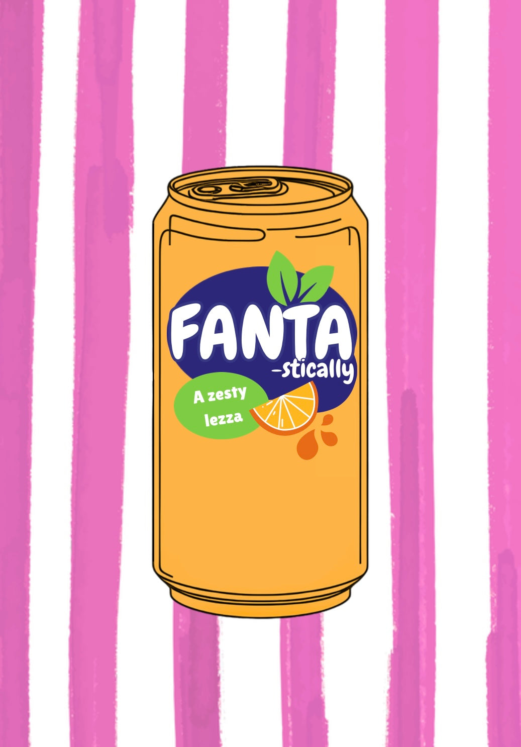 Fanta Zesty Lezza Print