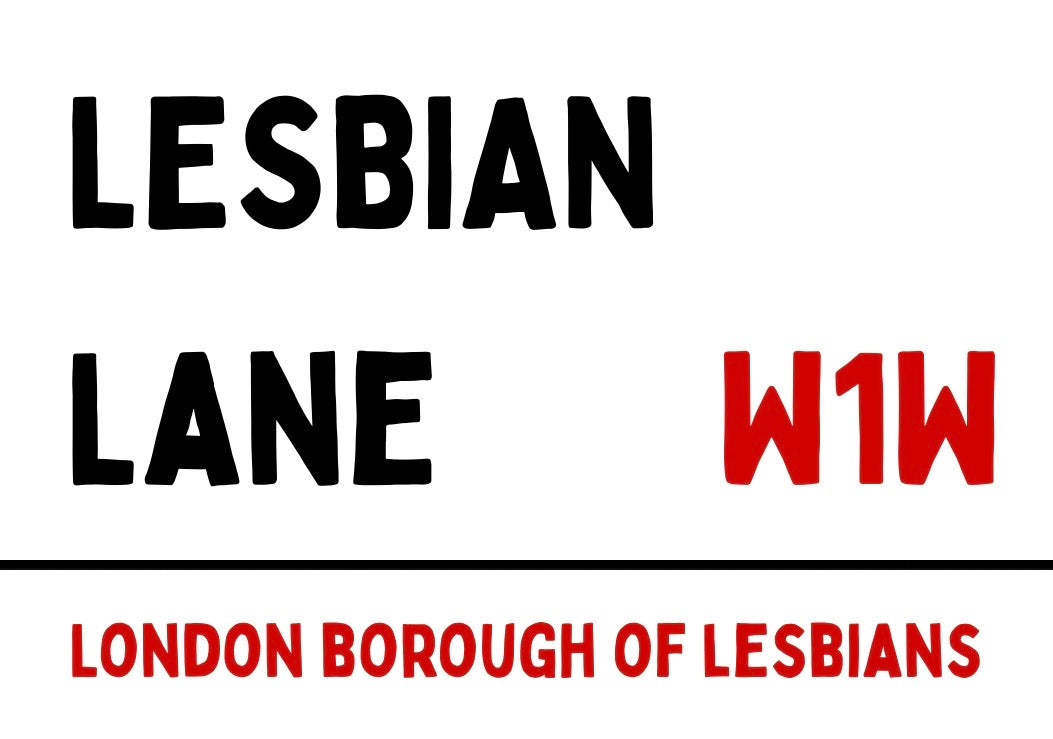 Road Sign Print