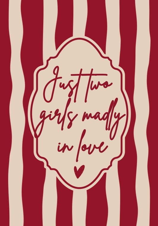 Just Two Girls Print