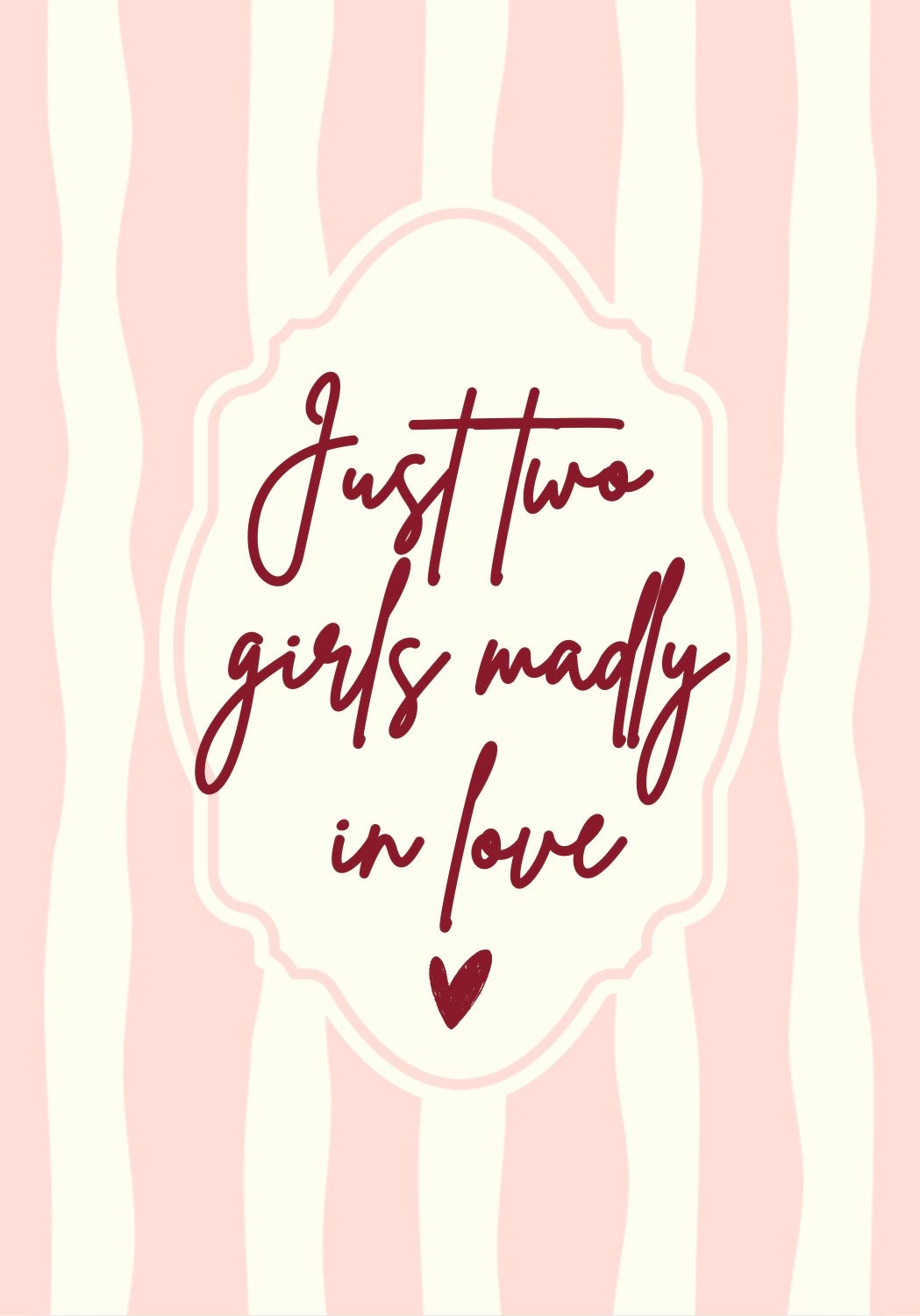 Just Two Girls Print