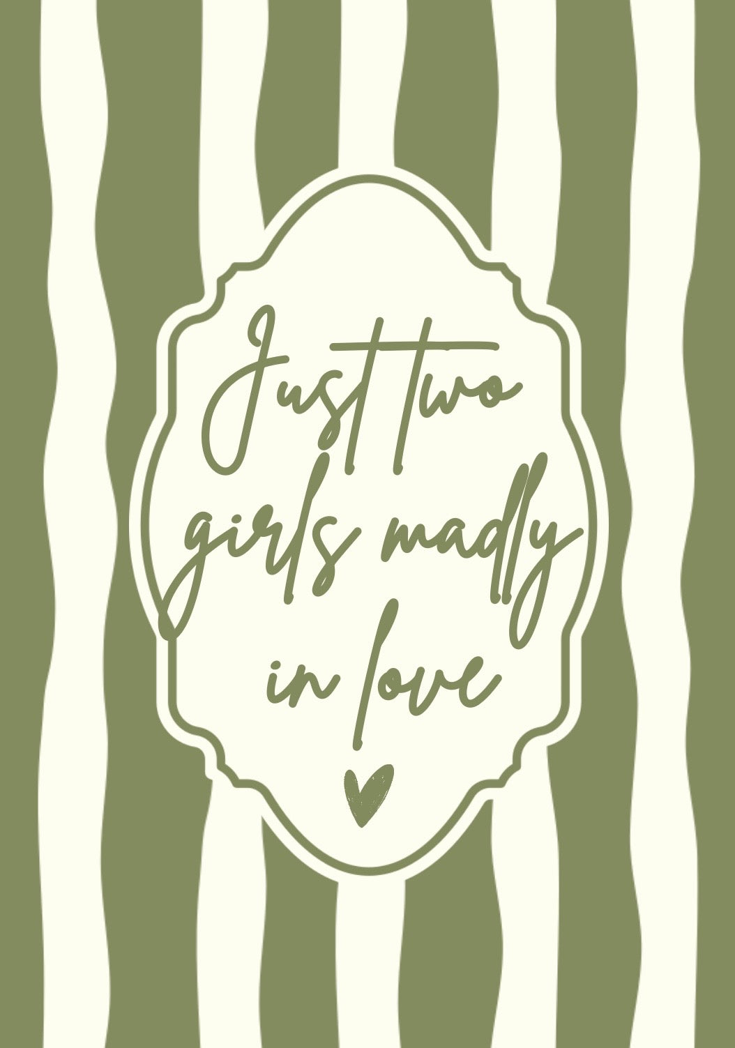 Just Two Girls Print