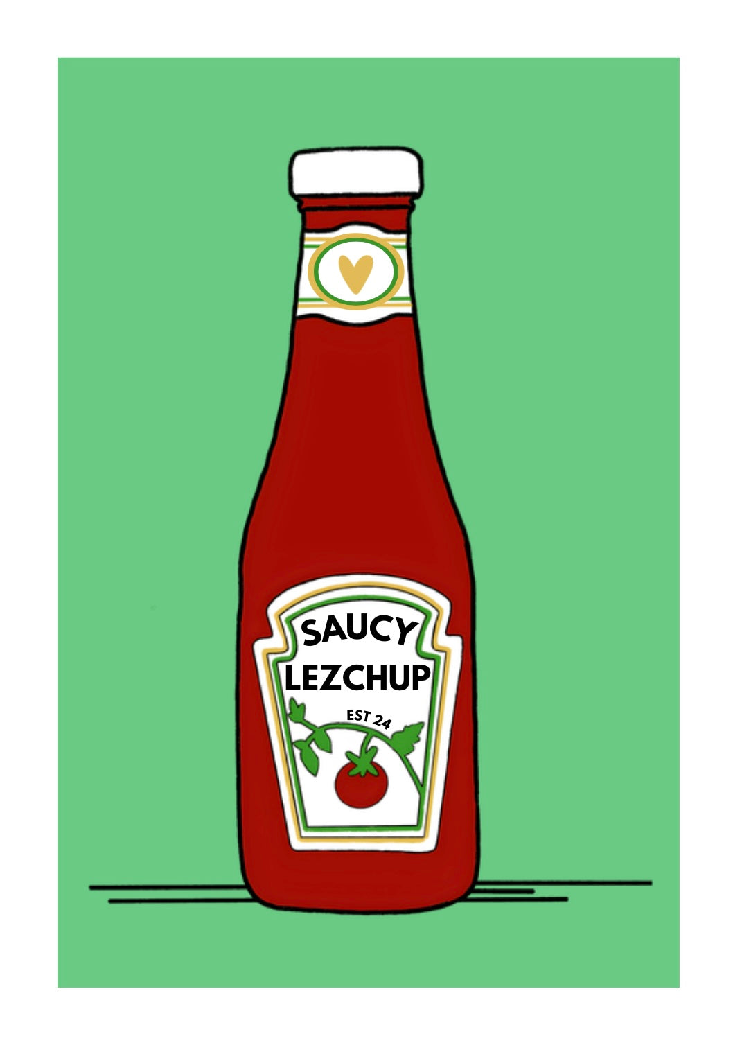 Saucy Lezchup Print