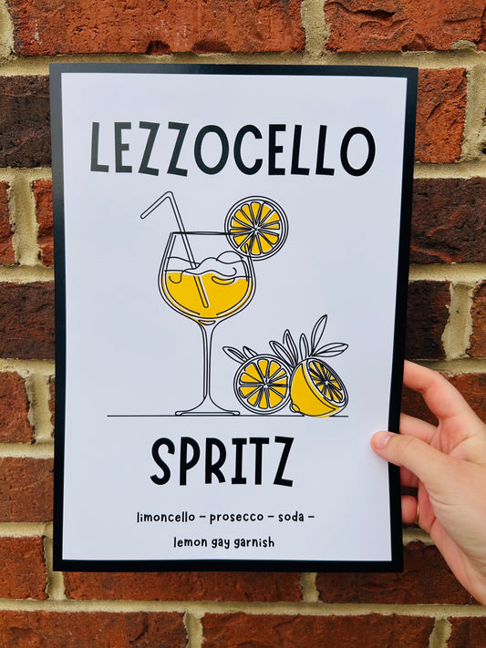 A4 Lezzocello Spritz - Digital Print