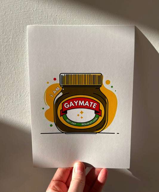 A5 Gaymate Art Print