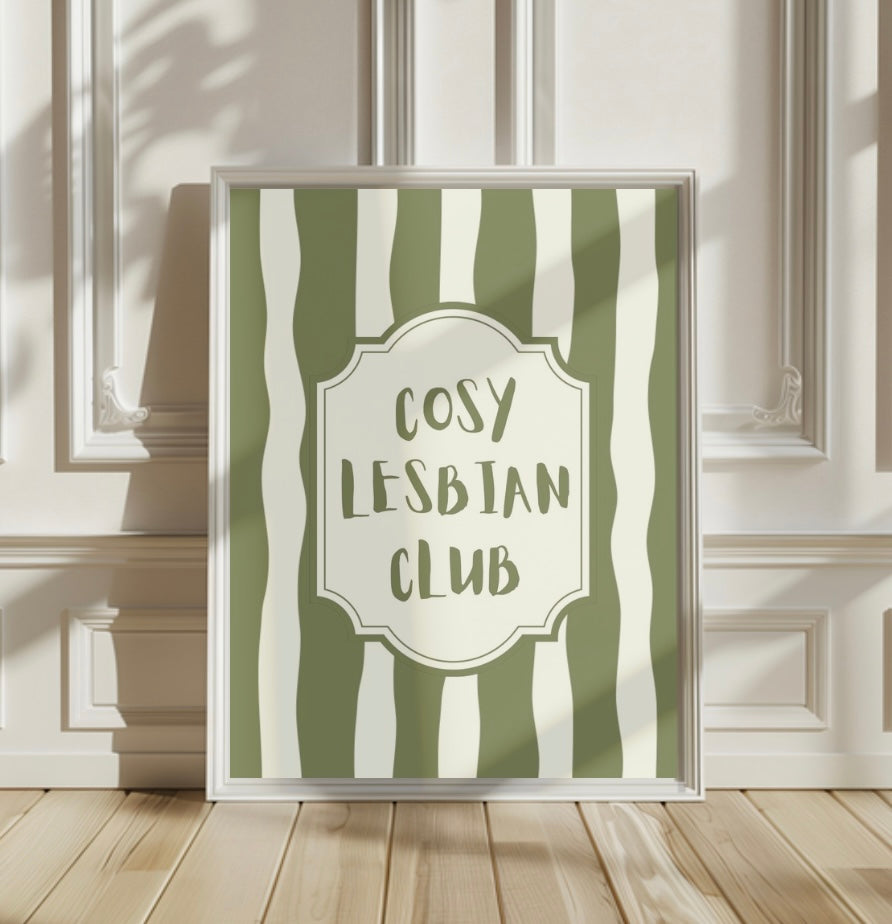 Cosy Lesbian Club Print