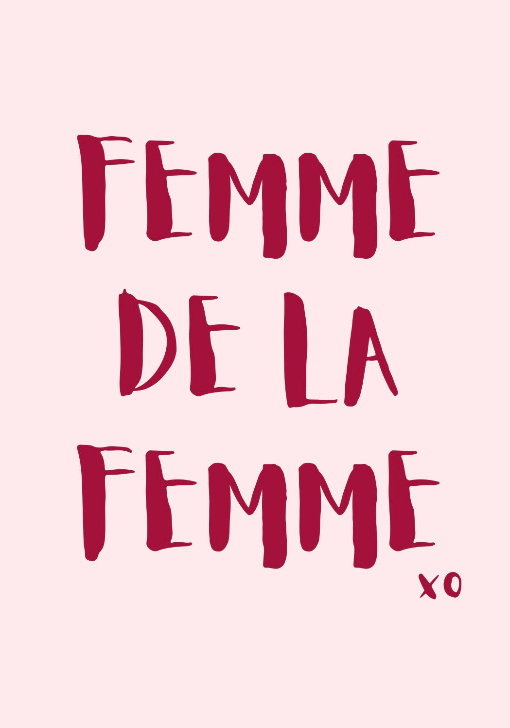Femme De La Femme Print