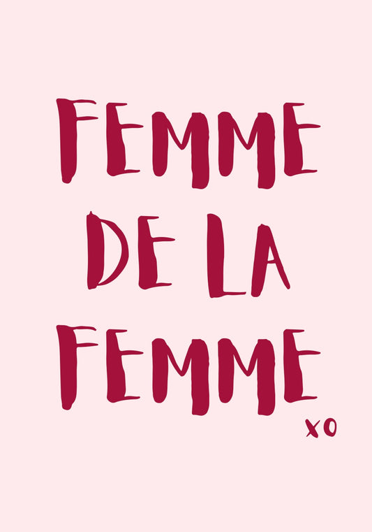 Femme De La Femme Print