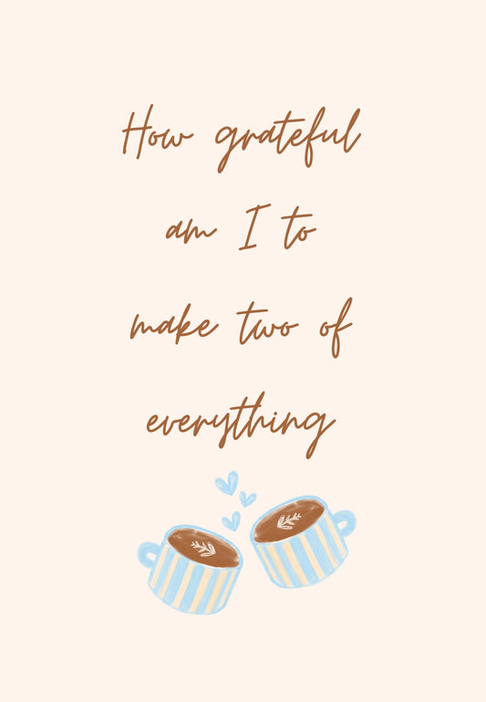 How Grateful Print