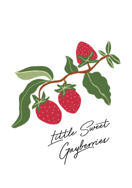 Little Sweet Gayberries Print