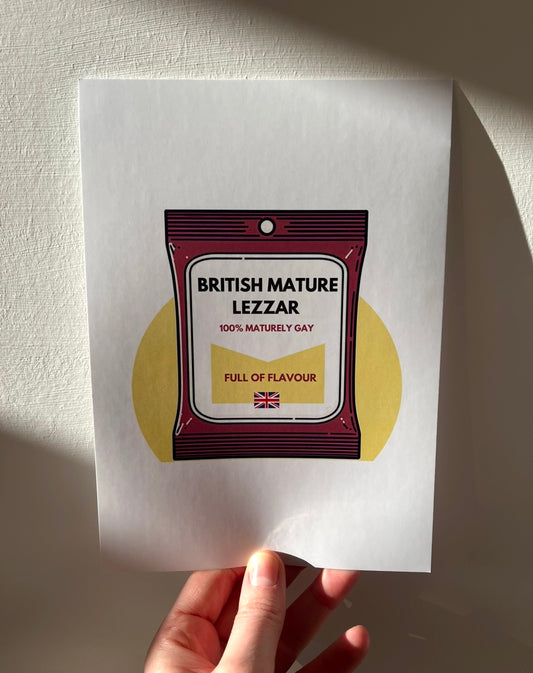 A5 Mature Lezzar Art Print